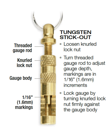 TUNGSTEN STICK-OUT